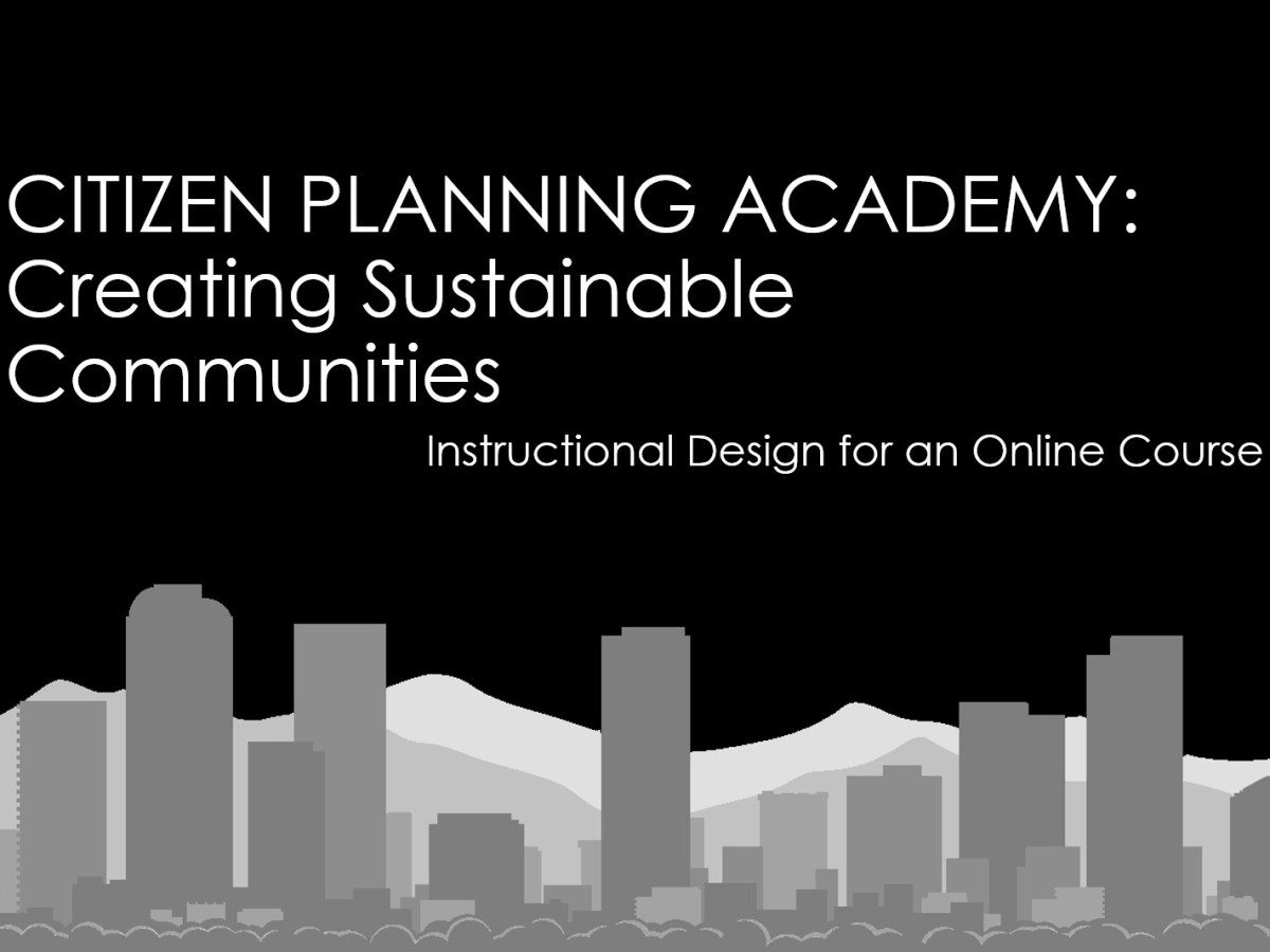 Citizen Planning Class