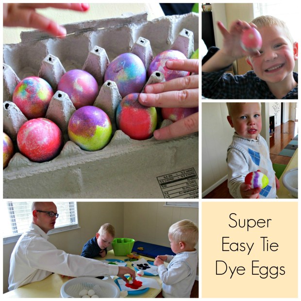 tie dye eggs