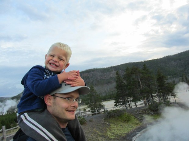 Joe's neck was a bit sore after the trip.