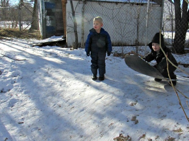 sledding