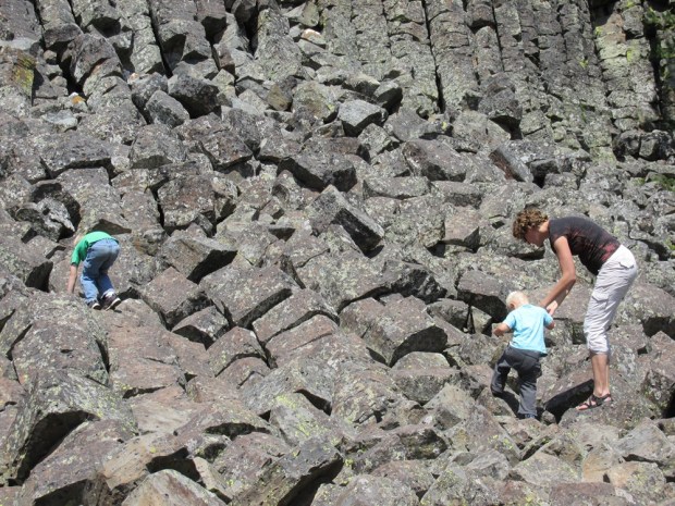 At Sheepeater Picnic area. I love this place, and we also missed it due to a non existent sign.